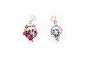 GROOVE COASTER DOUBLE SIDED CHIBI ACRYLIC CHARMS