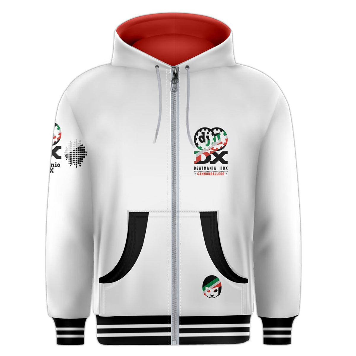 IIDX CANNONBALLERS ZIPPER HOODIE