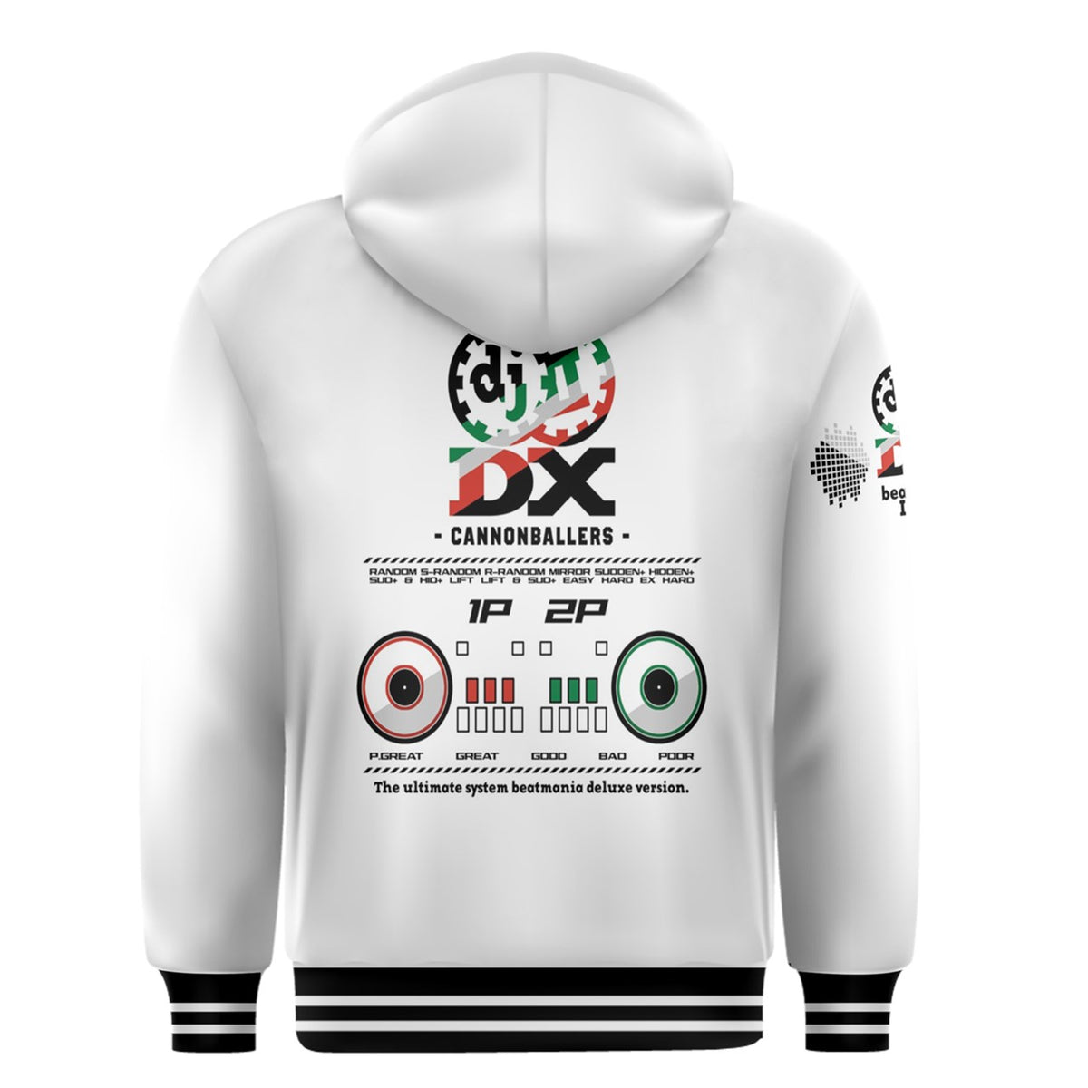 IIDX CANNONBALLERS ZIPPER HOODIE