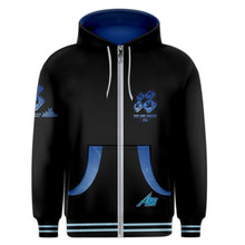 Load image into Gallery viewer, DDR A20 BLUE ZIPPER HOODIE