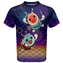 Load image into Gallery viewer, Taiko Fireworks Cotton Men&#39;s Cotton Tee