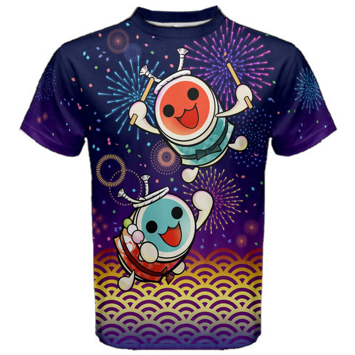 Taiko Fireworks Cotton Men's Cotton Tee