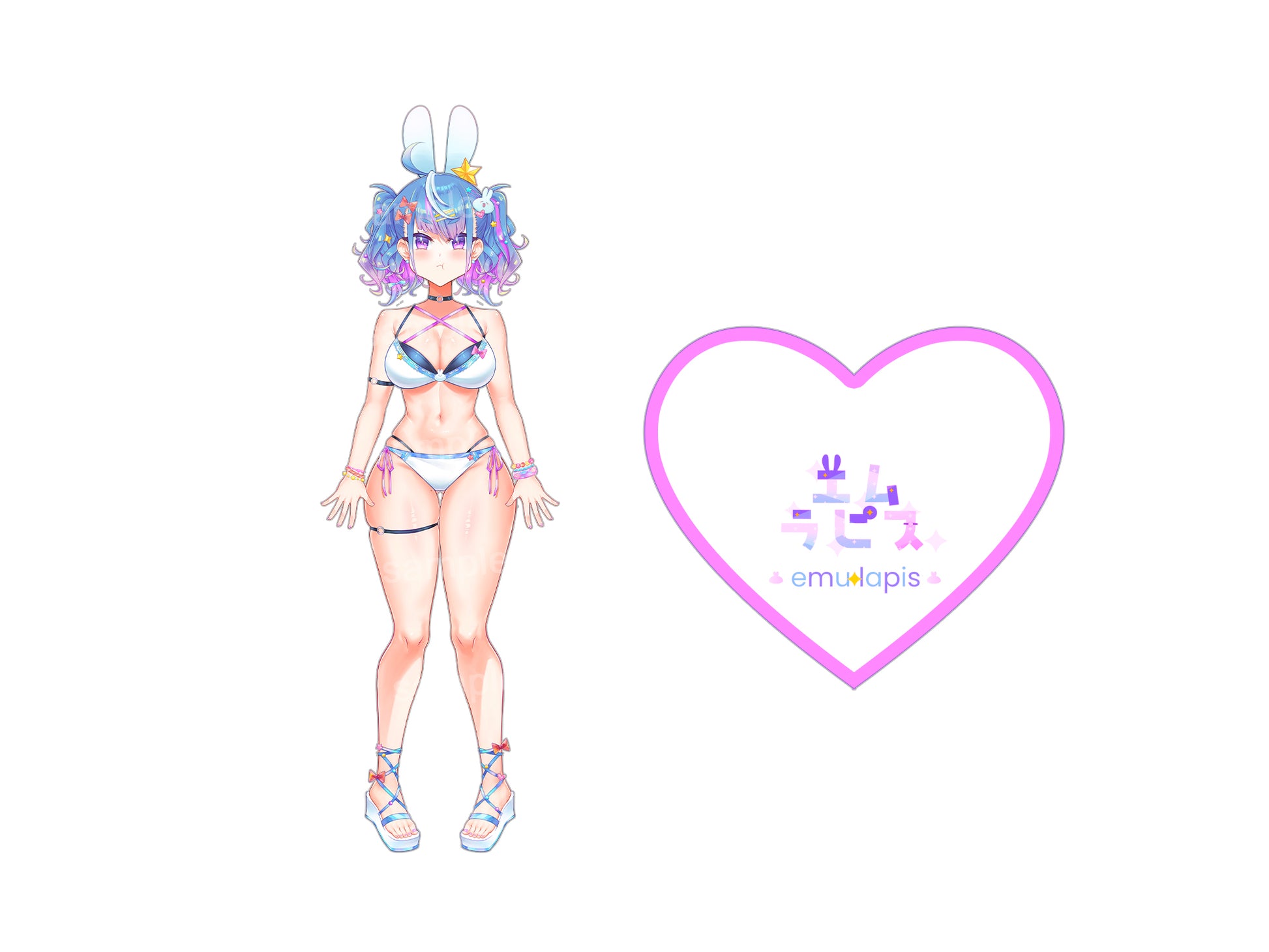 Emu Lapis 2.0 Acrylic Standee - Lapis Merch, VTuber merch by concon