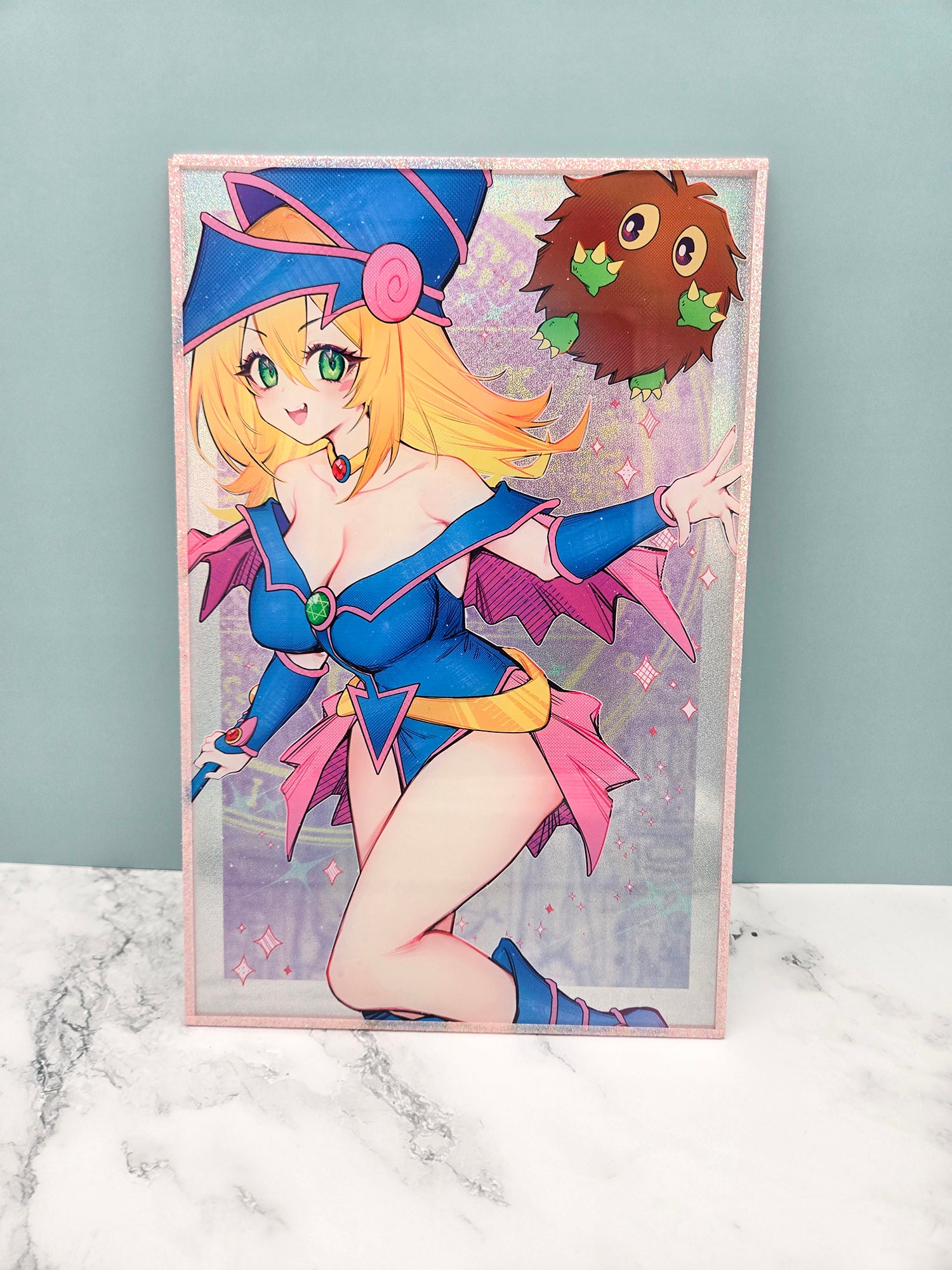 Yugioh Dark Magician Girl Shiny Glitter Shikishi Board