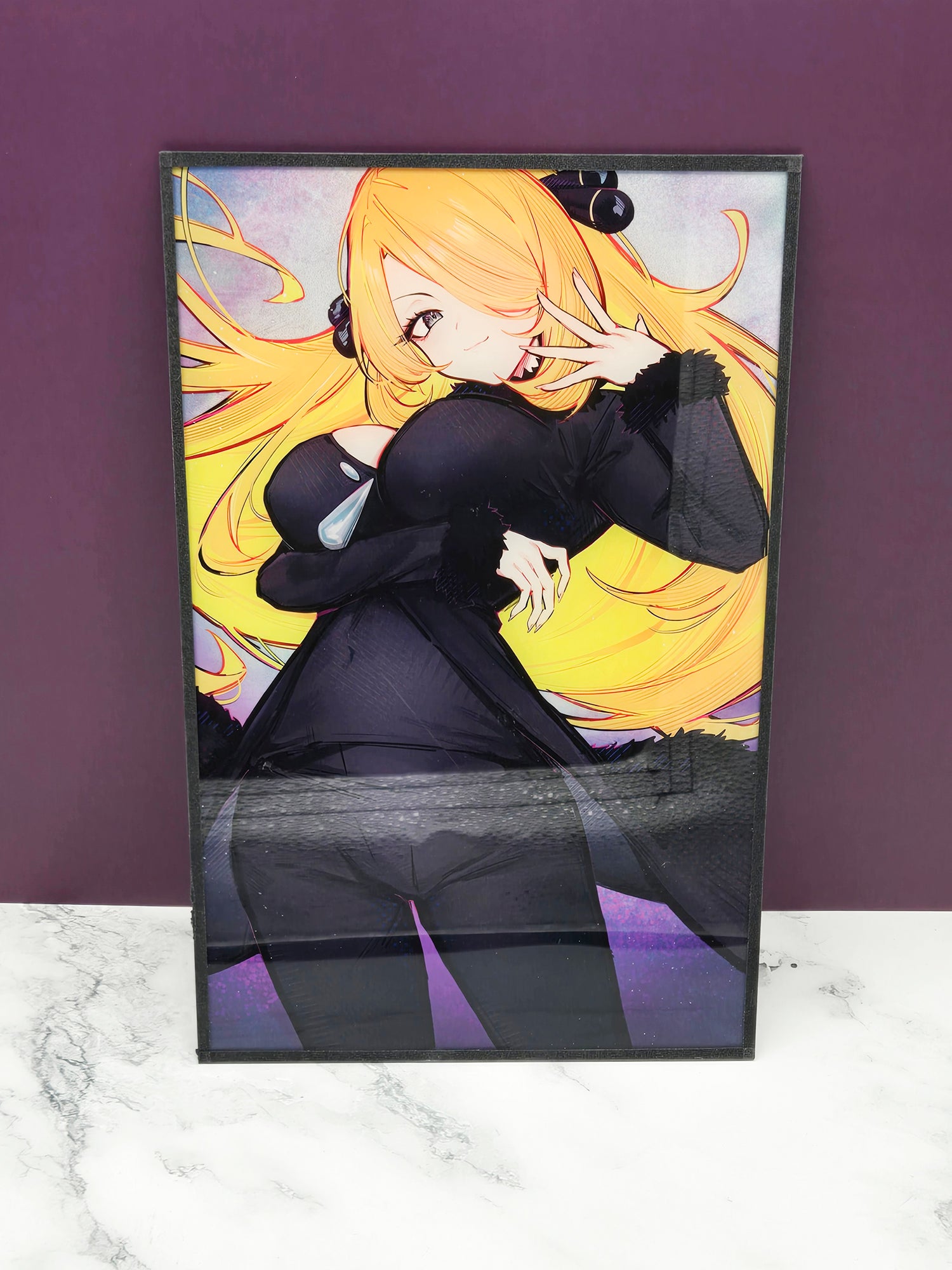 Pokemon Cynthia Shiny Glitter Shikishi Board