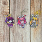 Beatmania IIDX Umegiri Sisters Double Sided Chibi Acrylic Charms - IIDX, Rhythm Games, acrylic charm merch by concon