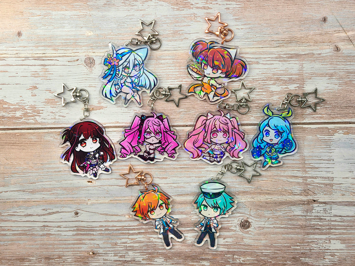 Sound Voltex SDVX Character Chibi Charms