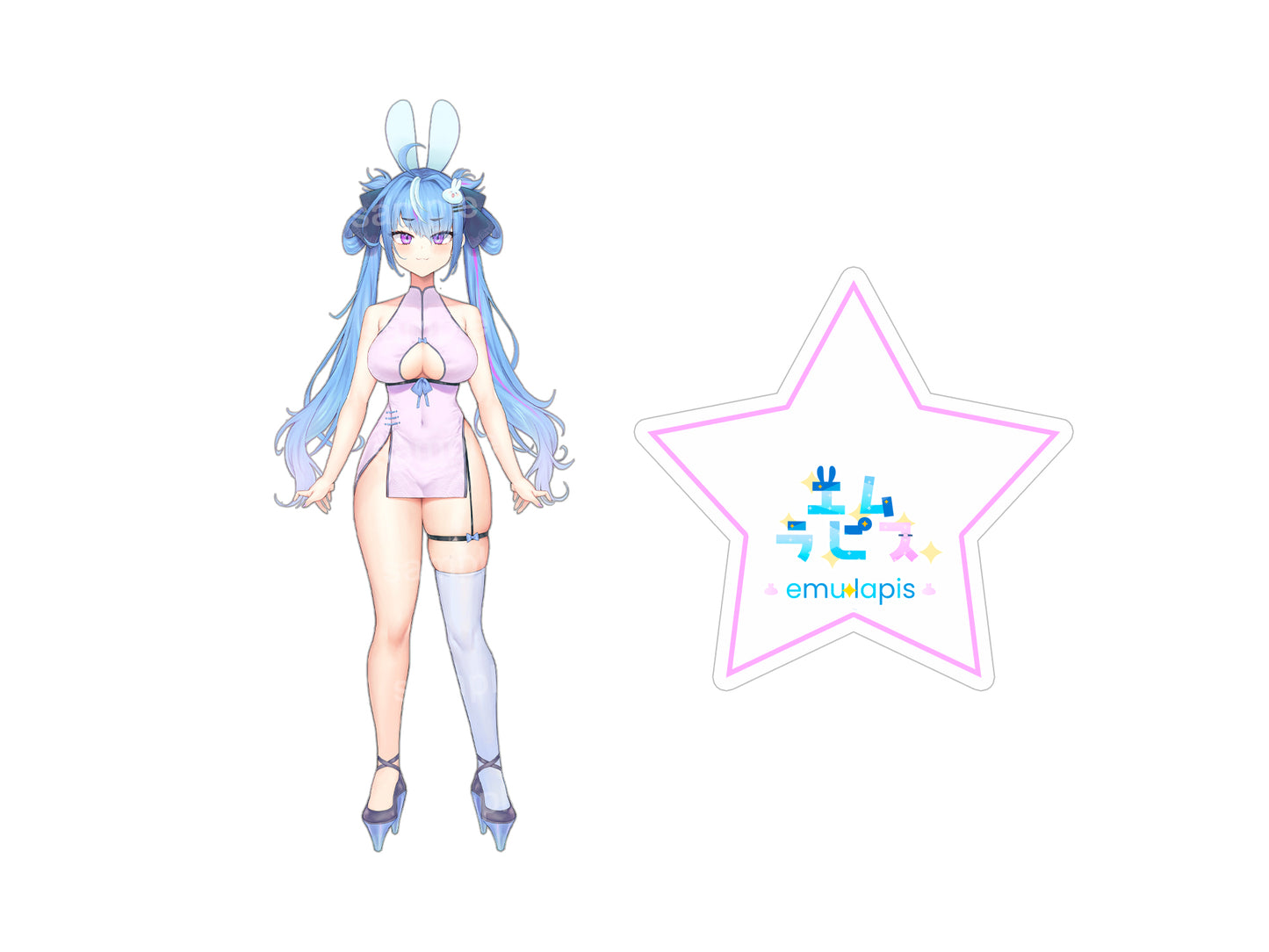 Emu Lapis 3.0 Acrylic Standee - Lapis Merch, VTuber merch by concon