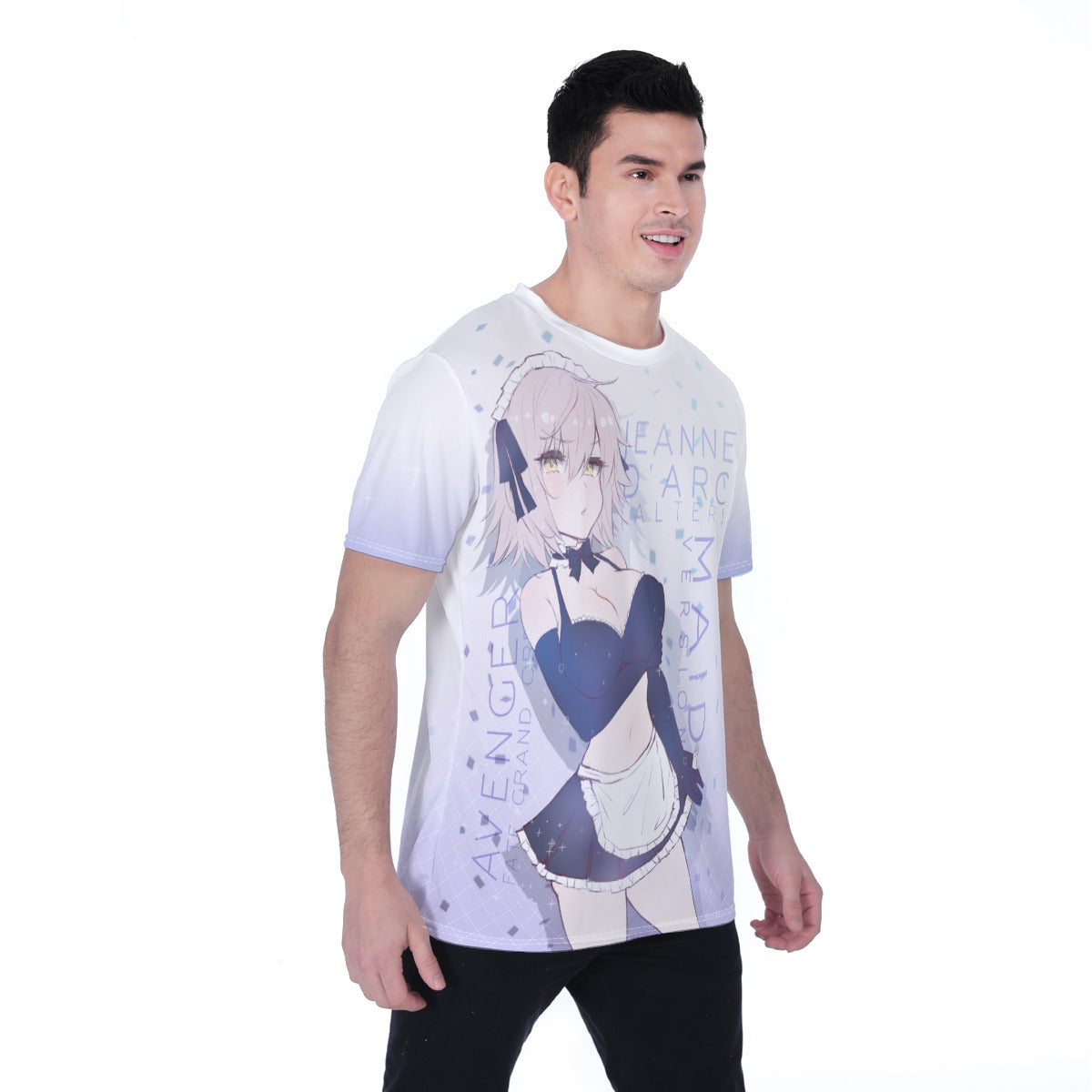 Fate/Grand Order Maid Jeanne Alter Shirt - worn view