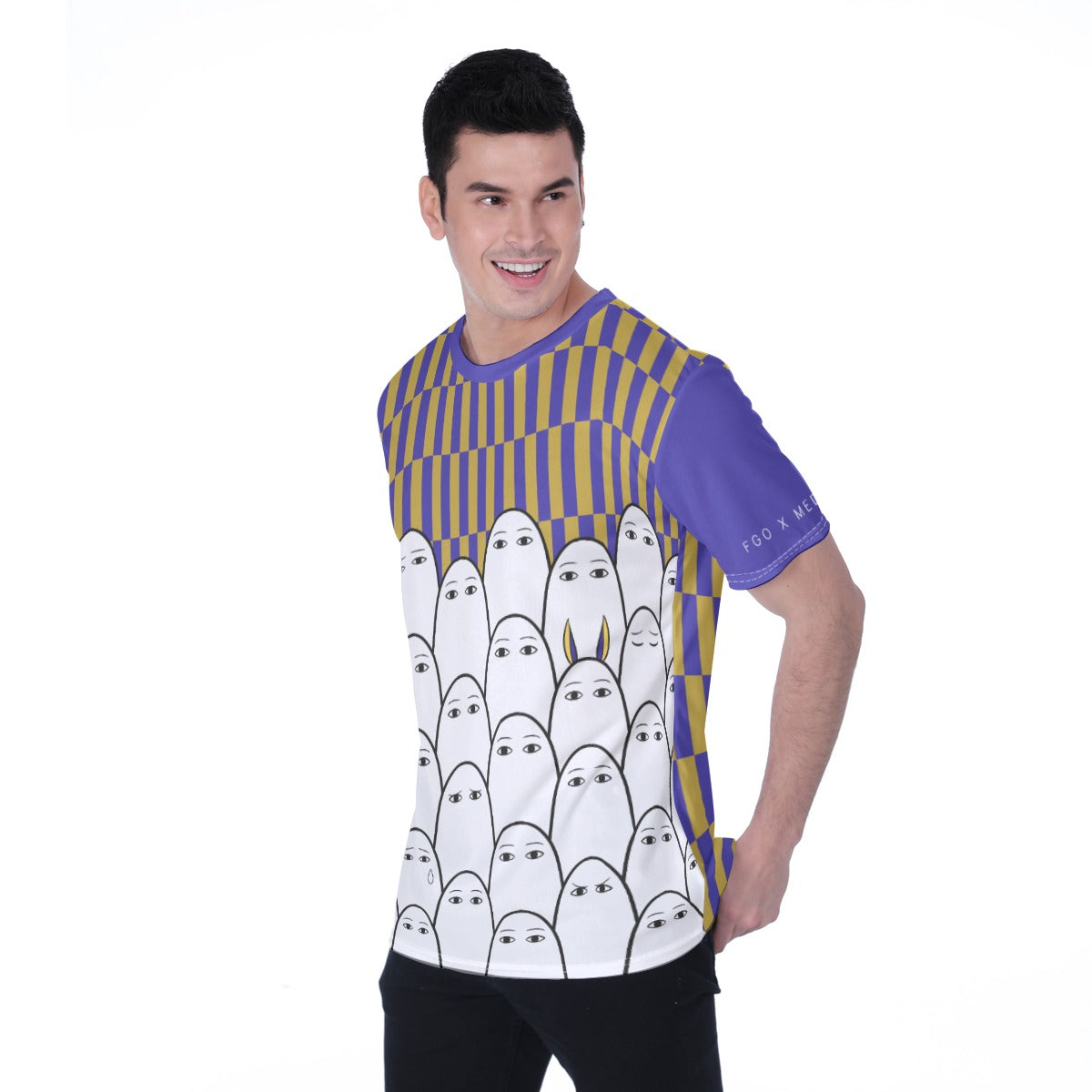 Fate/Grand Order Medjed Shirt - worn view