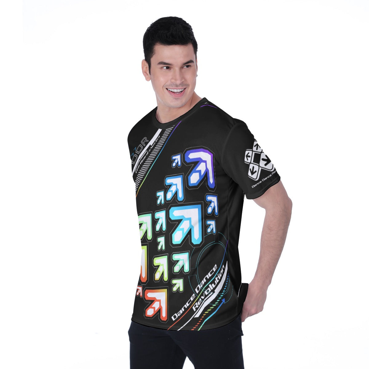 DDR Vivid Arrows Dark Shirt - alternate view 3