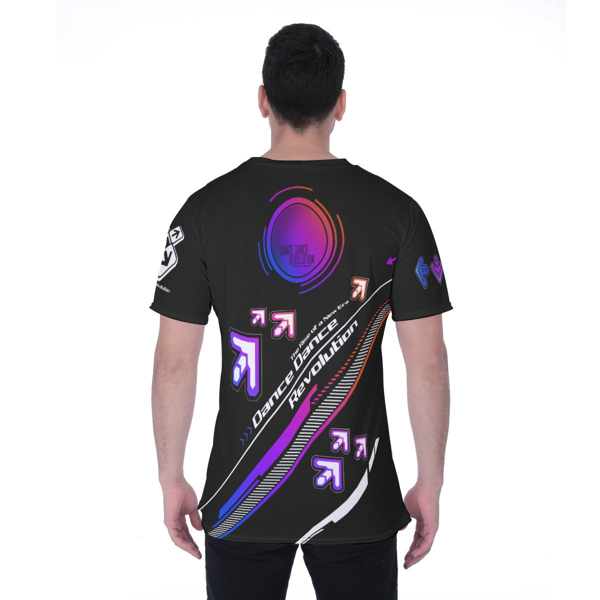 DDR Rainbow Dark Shirt - detail view