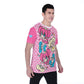 IIDX Smooooch Pink Shirt - worn view