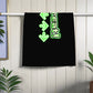 DDR Black Flag Great Hand Towel - DDR, Rhythm Games, Towels merch by concon
