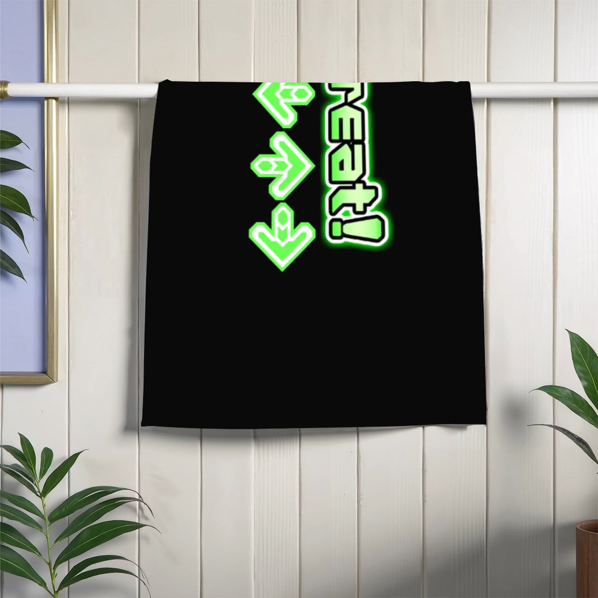 DDR Black Flag Great Hand Towel - DDR, Rhythm Games, Towels merch by concon