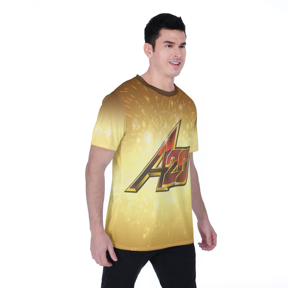 DDR A20 Gold Shirt - worn view