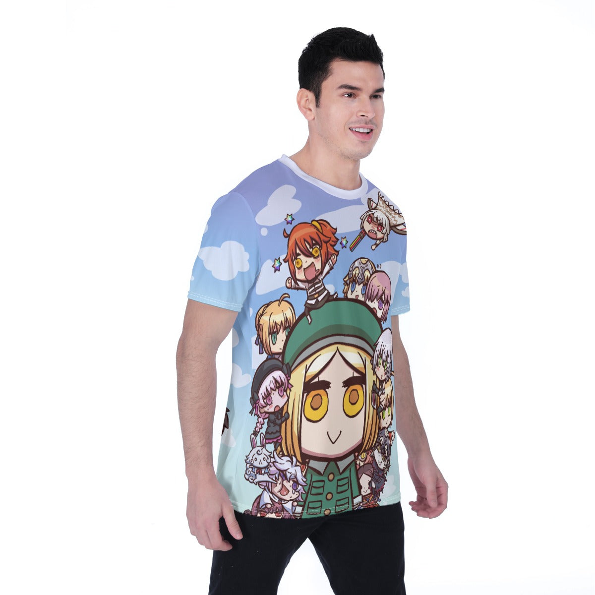 Fate/Grand Order Chibi Servants Shirt - worn view