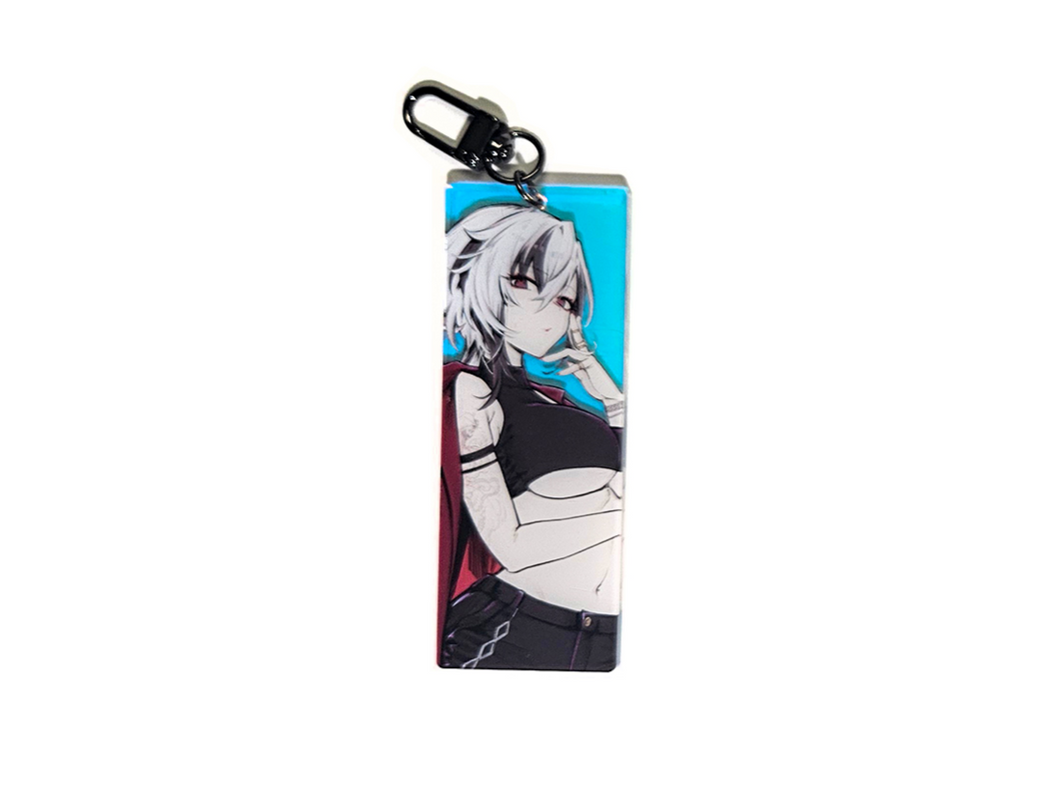 GENSHIN IMPACT DOUBLE SIDED RECTANGLE RAINBOW CHARM