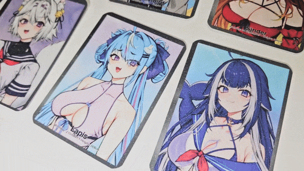 VTuber Card Gachapon - detail view
