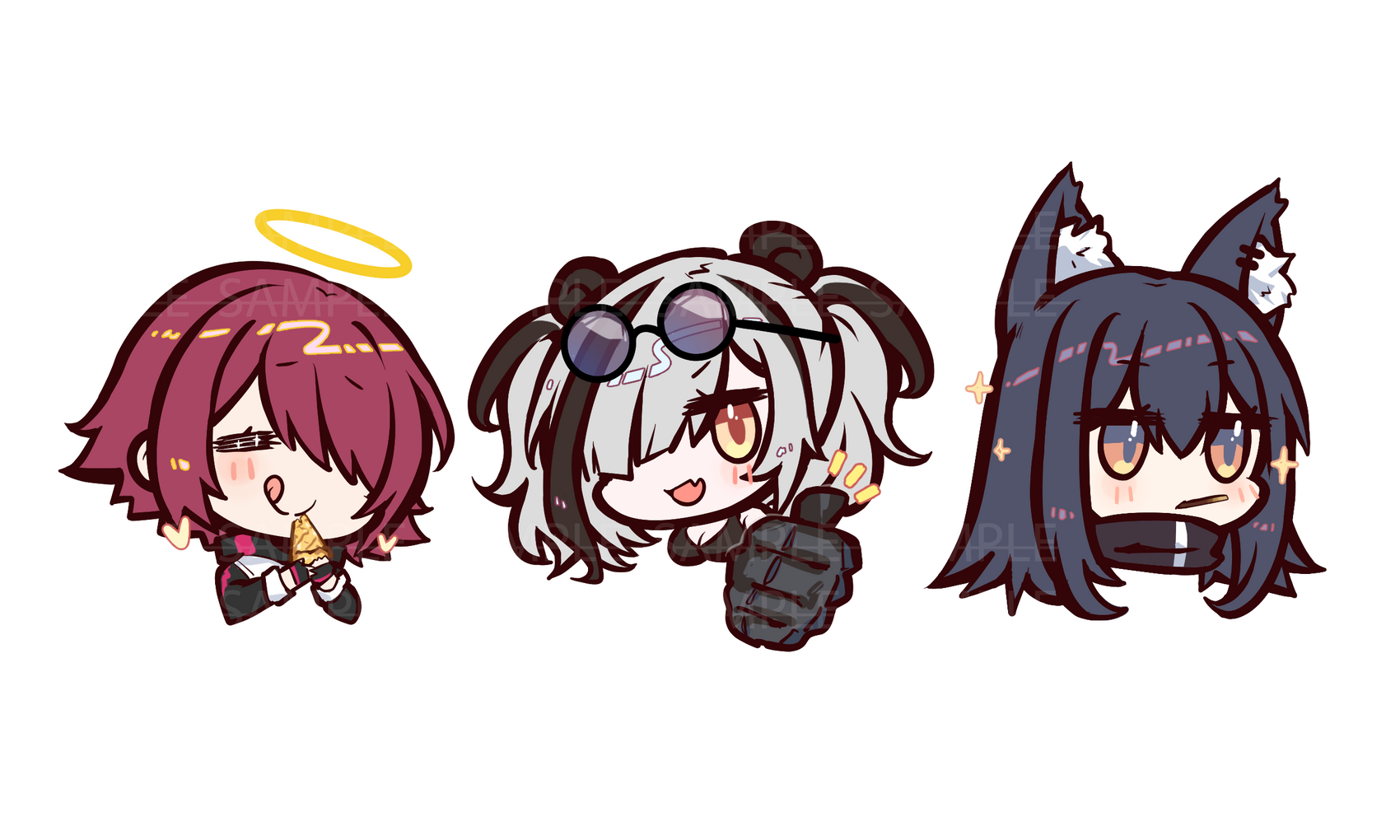 Arknights Die-Cut Mini Stickers - Mini Sticker, video games merch by concon