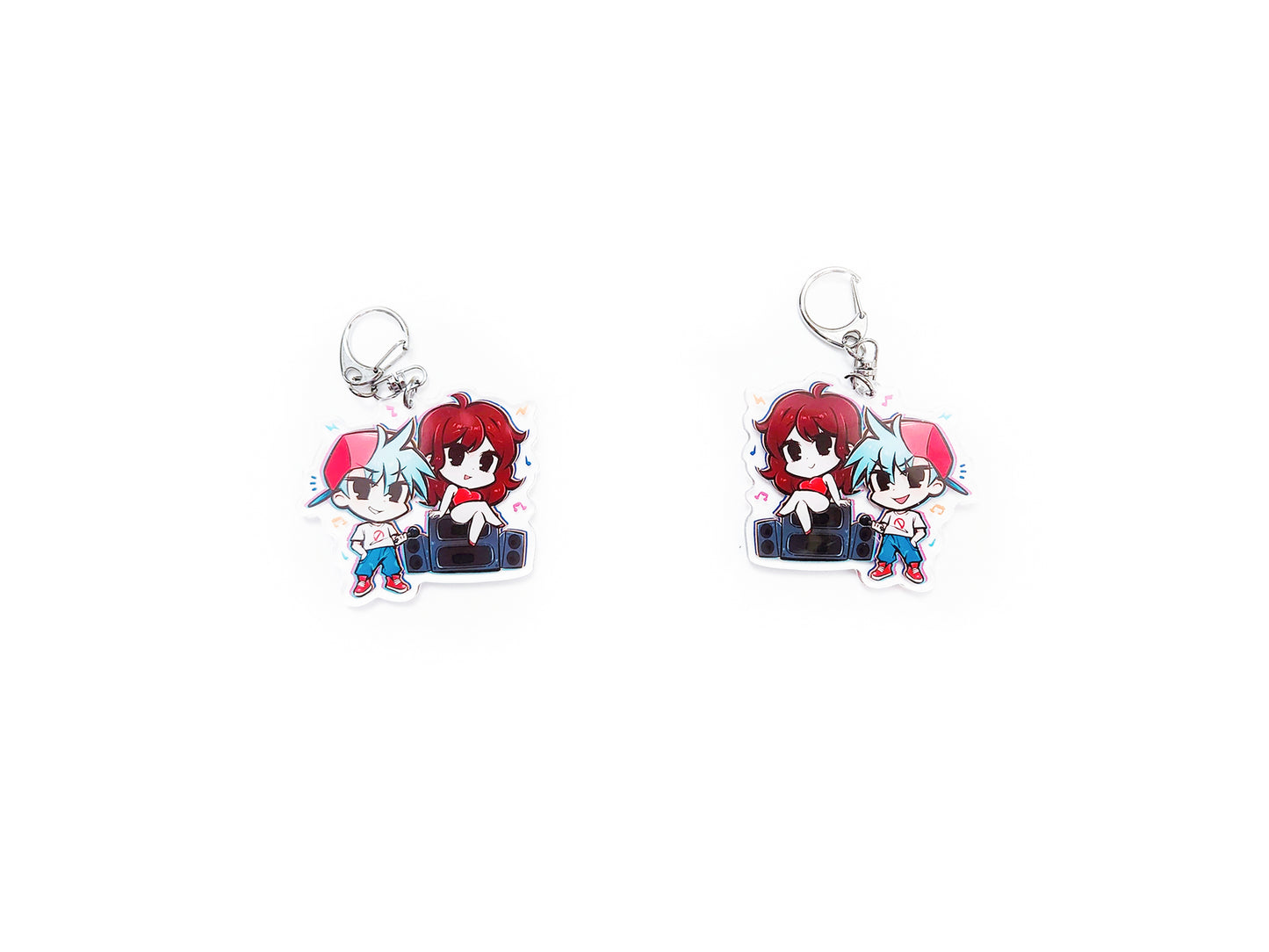 FRIDAY NIGHT FUNKIN DOUBLE SIDED CHIBI ACRYLIC CHARM