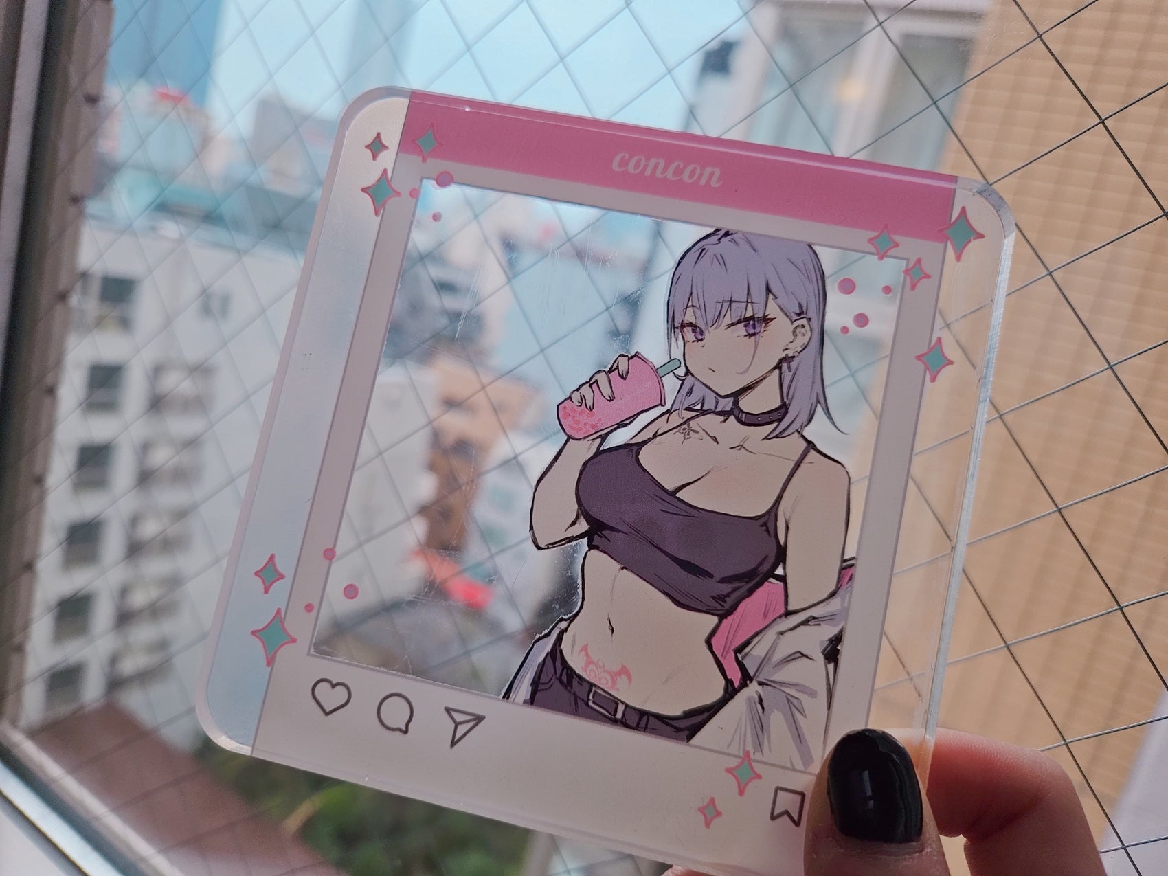 Concon Original Acrylic Coasters - worn view