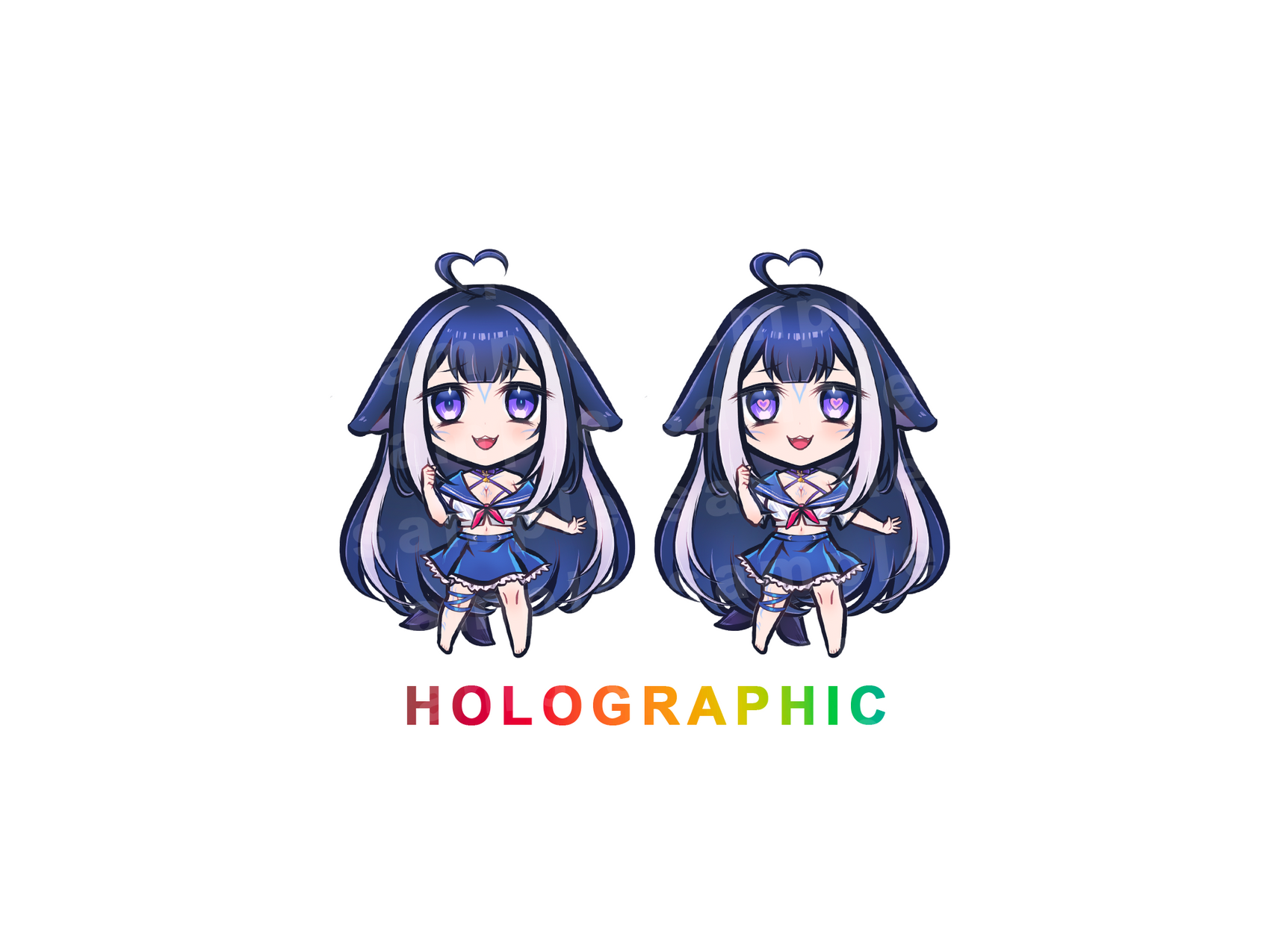 Shylily Double Sided Chibi Acrylic Charm