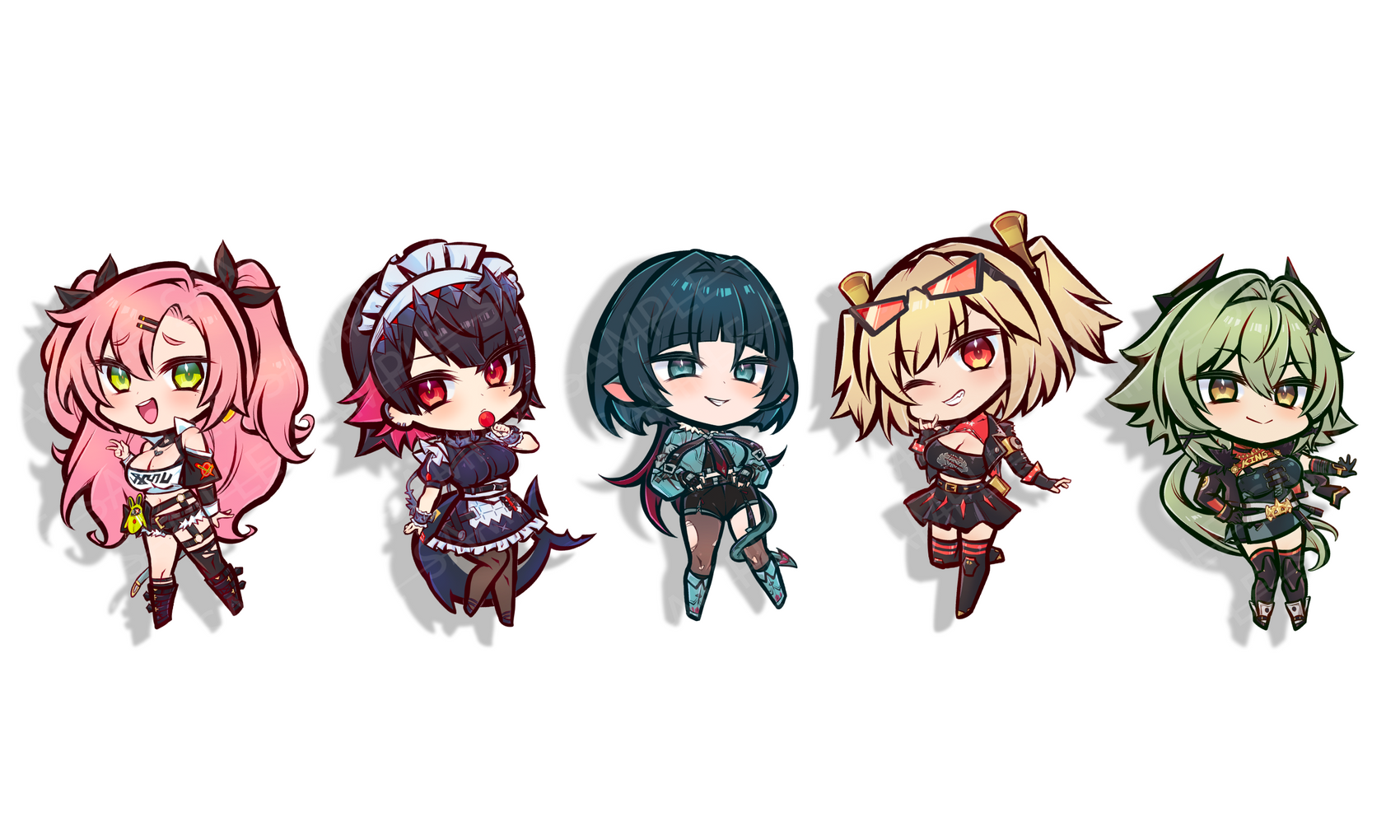 ZENLESS ZONE ZERO DIE-CUT MINI STICKERS