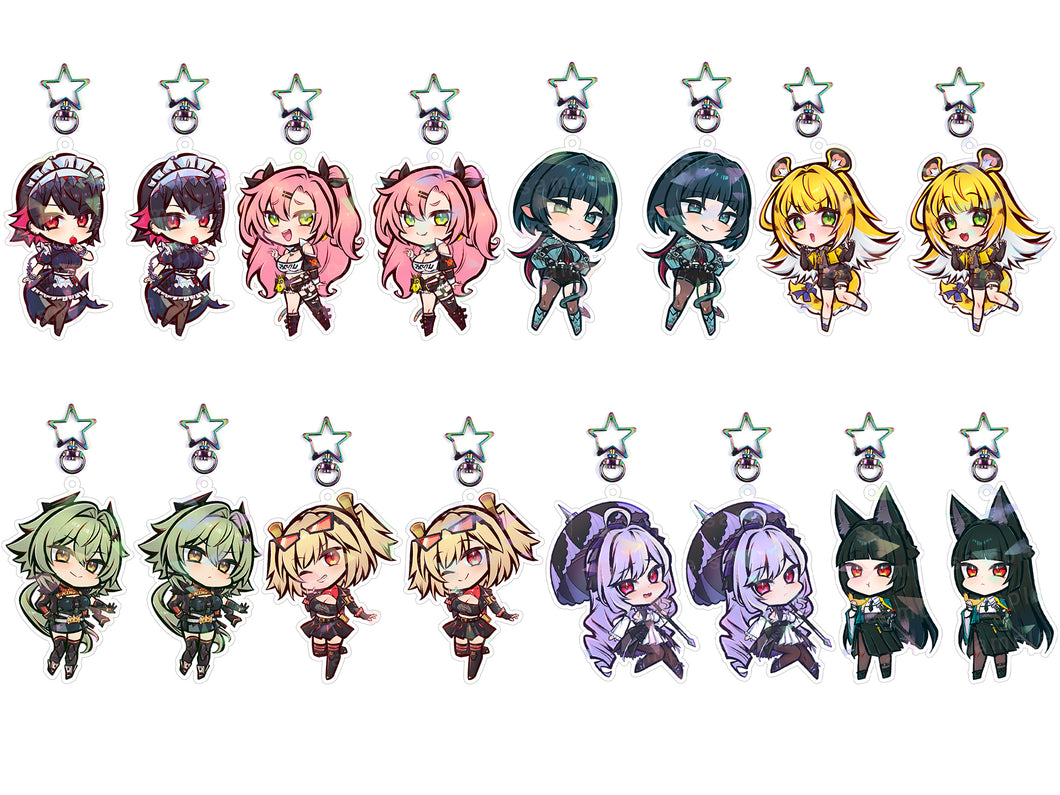 ZENLESS ZONE ZERO DOUBLE SIDED CHIBI ACRYLIC CHARMS