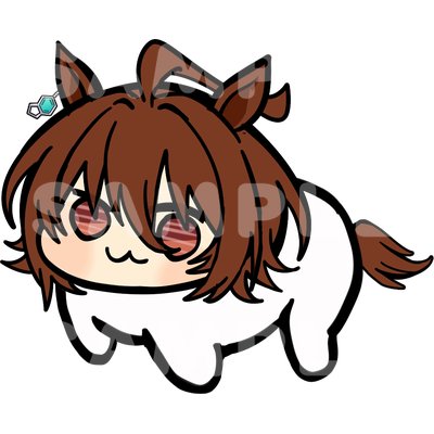 Uma Musume Doro Hanging Double Sided Charm - Agnes Tachyon acrylic charm by concon