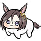 Uma Musume Doro Hanging Double Sided Charm - Air Groove acrylic charm by concon