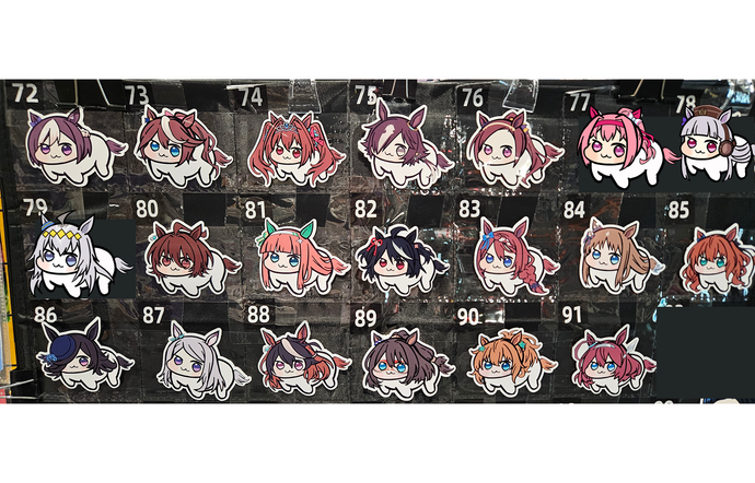 UMA MUSUME DORO MINI STICKERS