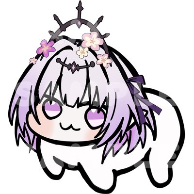 Honkai Star Rail Doro Mini Sticker - Castorice character sticker by concon