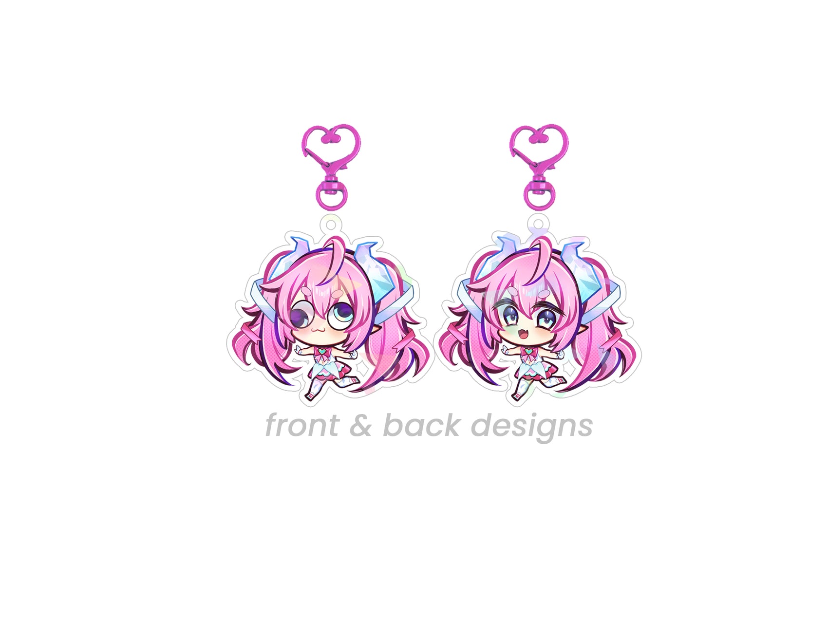 Chibidoki Double Sided Chibi Acrylic Charm