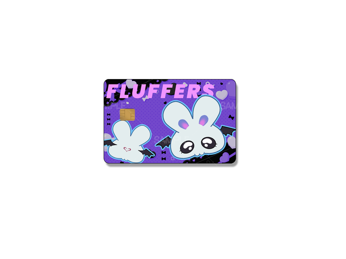 COTTONTAILVA FLUFFERS VTUBER CREDIT CARD SKIN