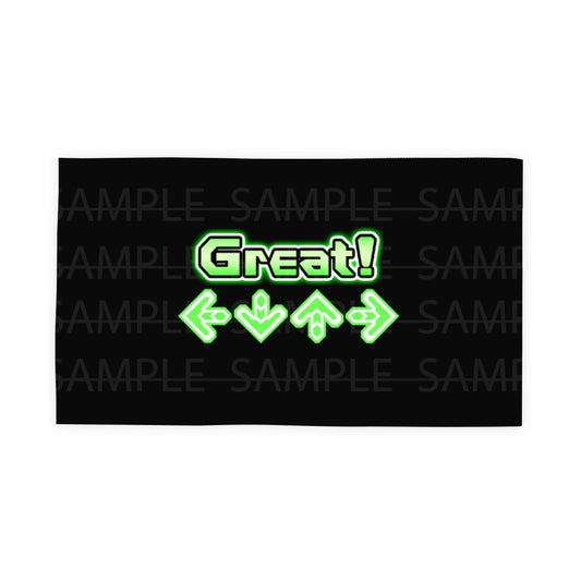 DDR BLACK FLAG GREAT HAND TOWEL