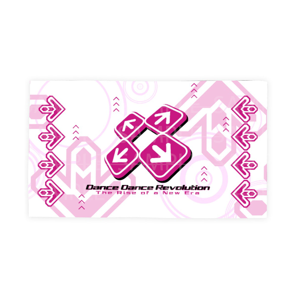DDR Pink Hand Towel - detail view