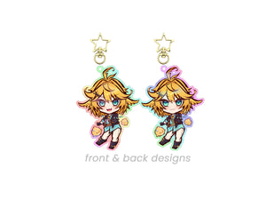 DOKIBIRD BOUNTY HUNTER DOUBLE SIDED CHIBI ACRYLIC CHARM