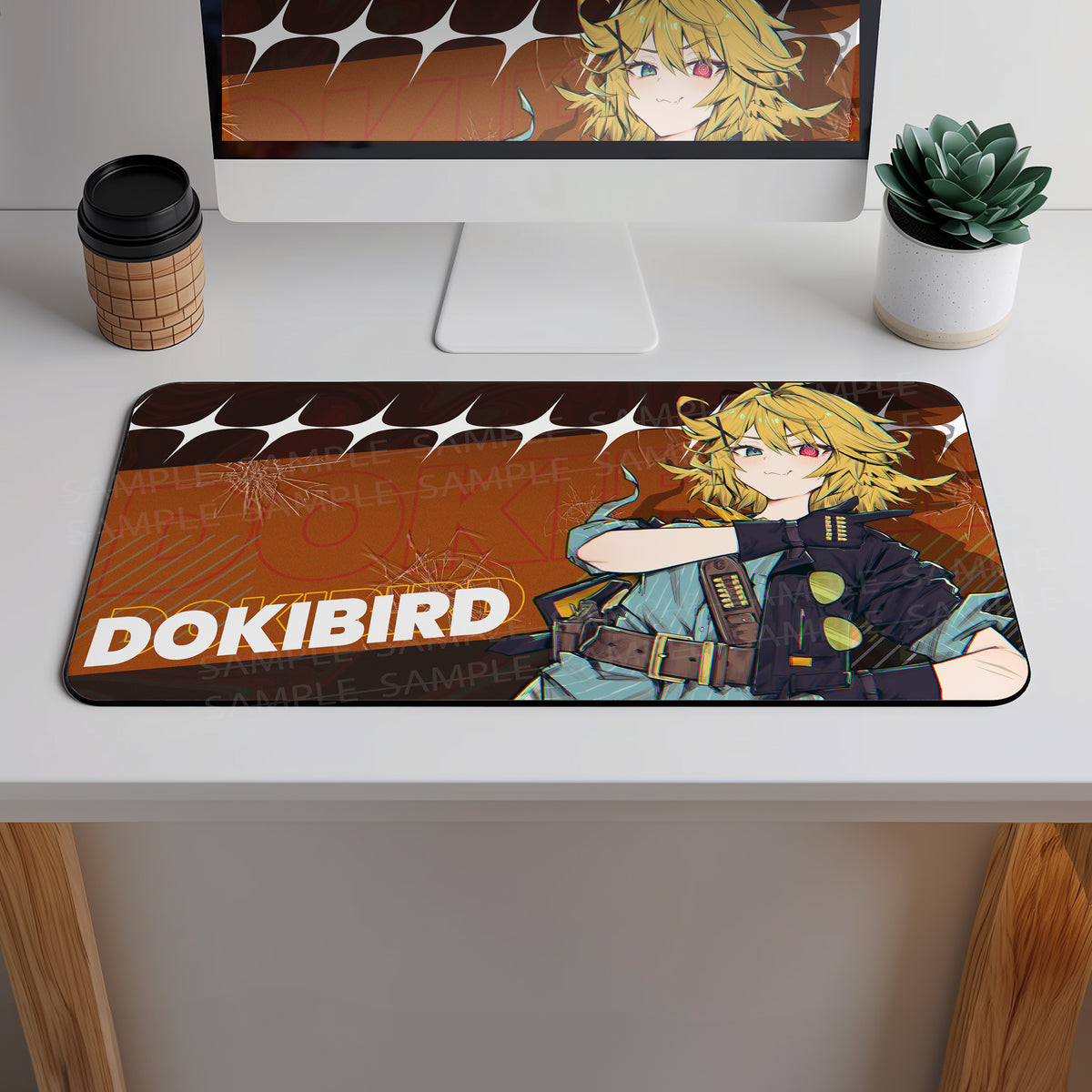 Dokibird Mousepad Desk Mat