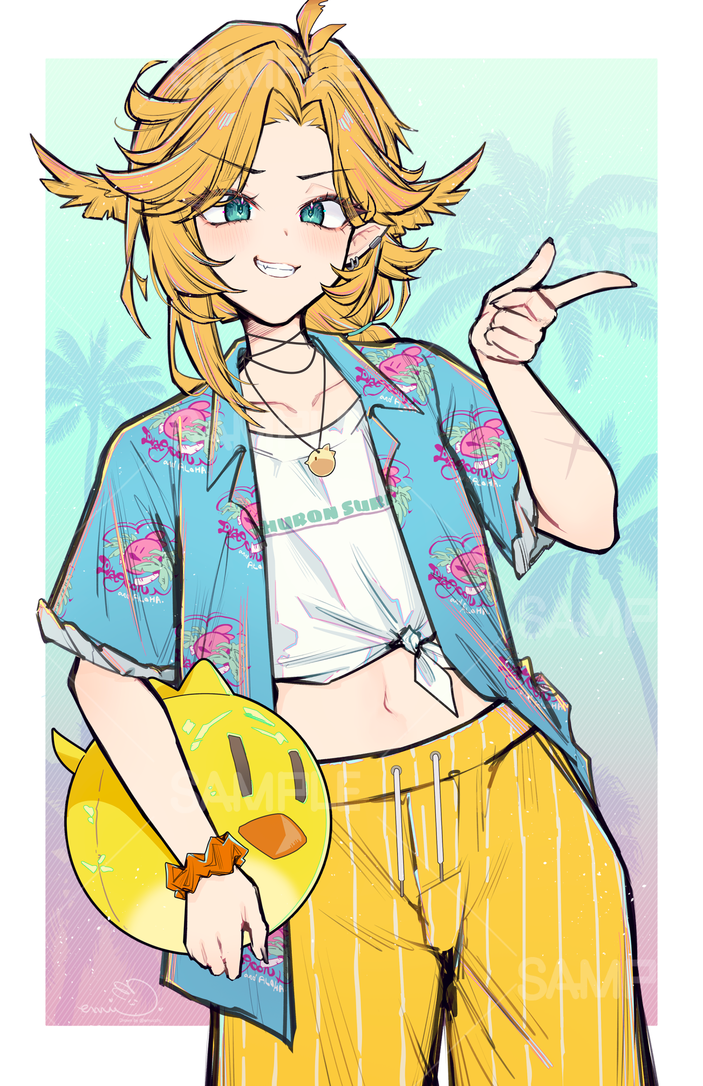 Dokibird Summer Poster Print