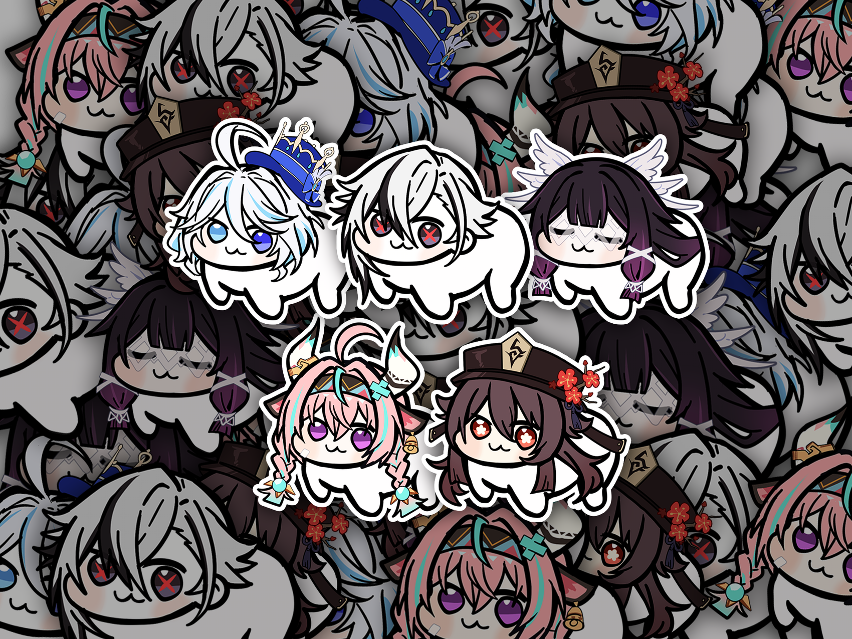 Genshin Impact miHoYo Doro Mini Stickers