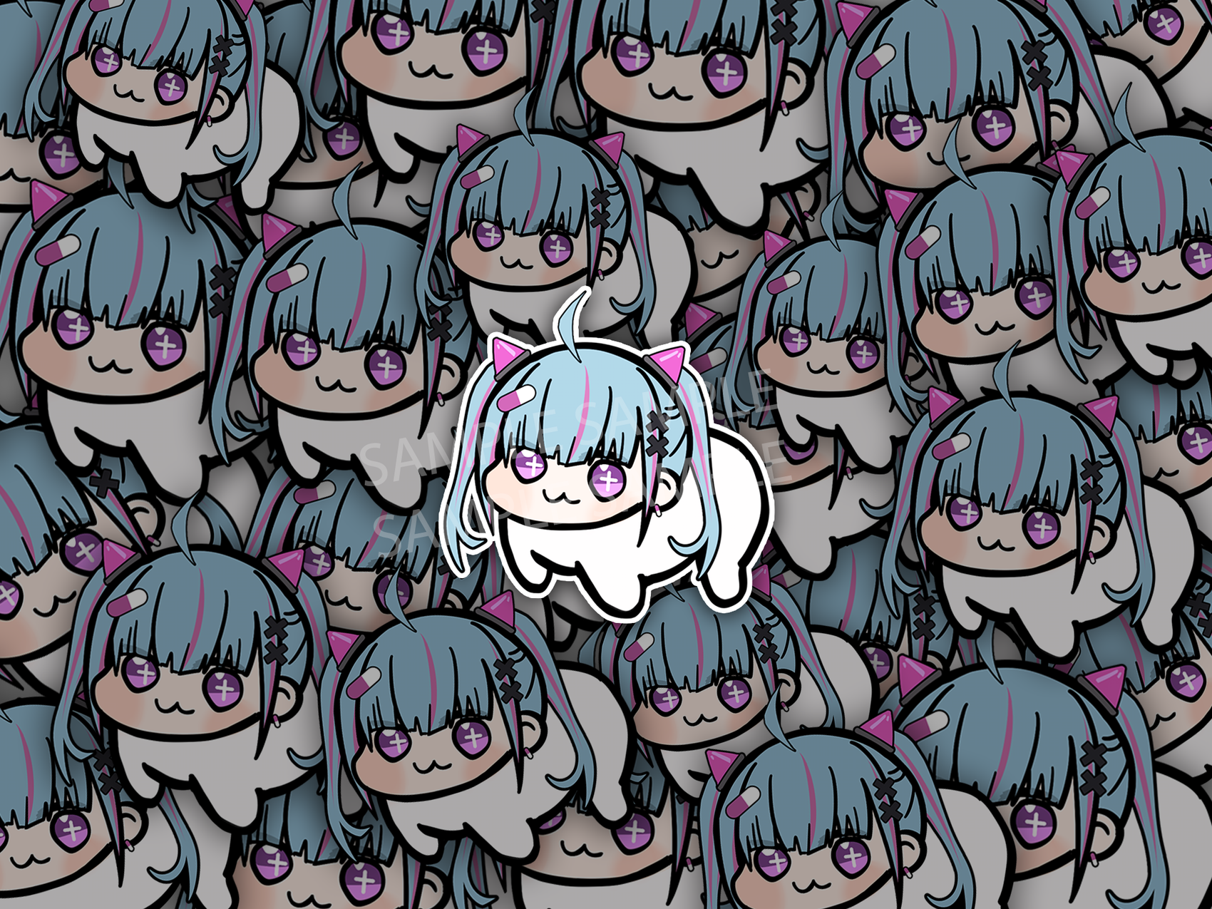 Kkcyber Doro Mini Sticker