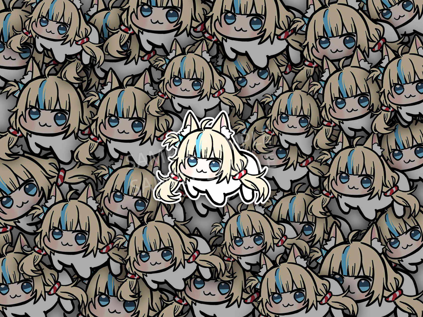 Sameko Saba Doro Mini Sticker