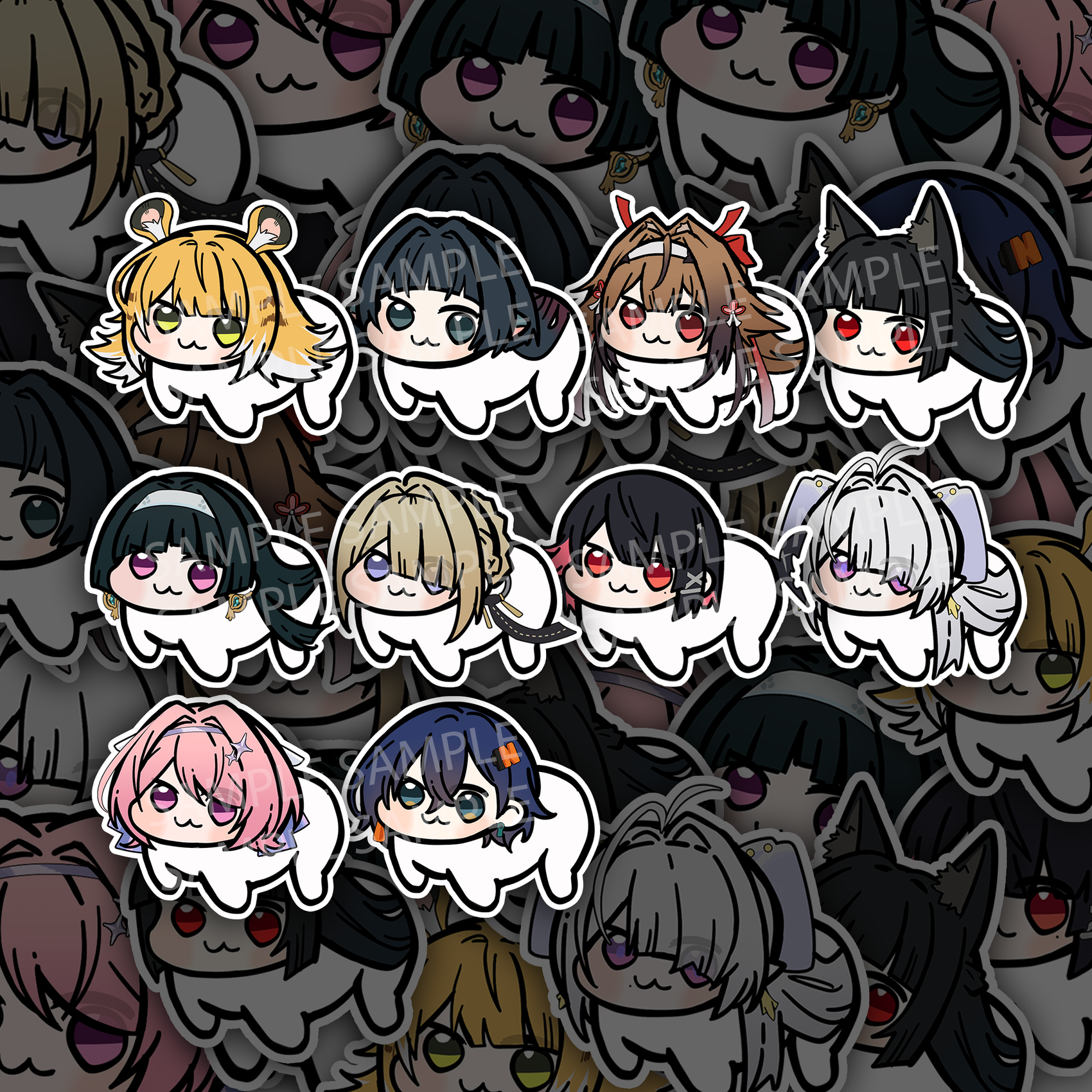 Zenless Zone Zero ZZZ miHoYo Doro Mini Stickers