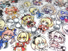 Load image into Gallery viewer, FATE/GRAND ORDER DOUBLE SIDED CHIBI ACRYLIC CHARMS