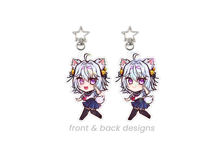 FILIAN VTUBER DOUBLE SIDED CHIBI ACRYLIC CHARM