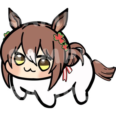 Uma Musume Doro Mini Sticker - Fine Motion character sticker by concon