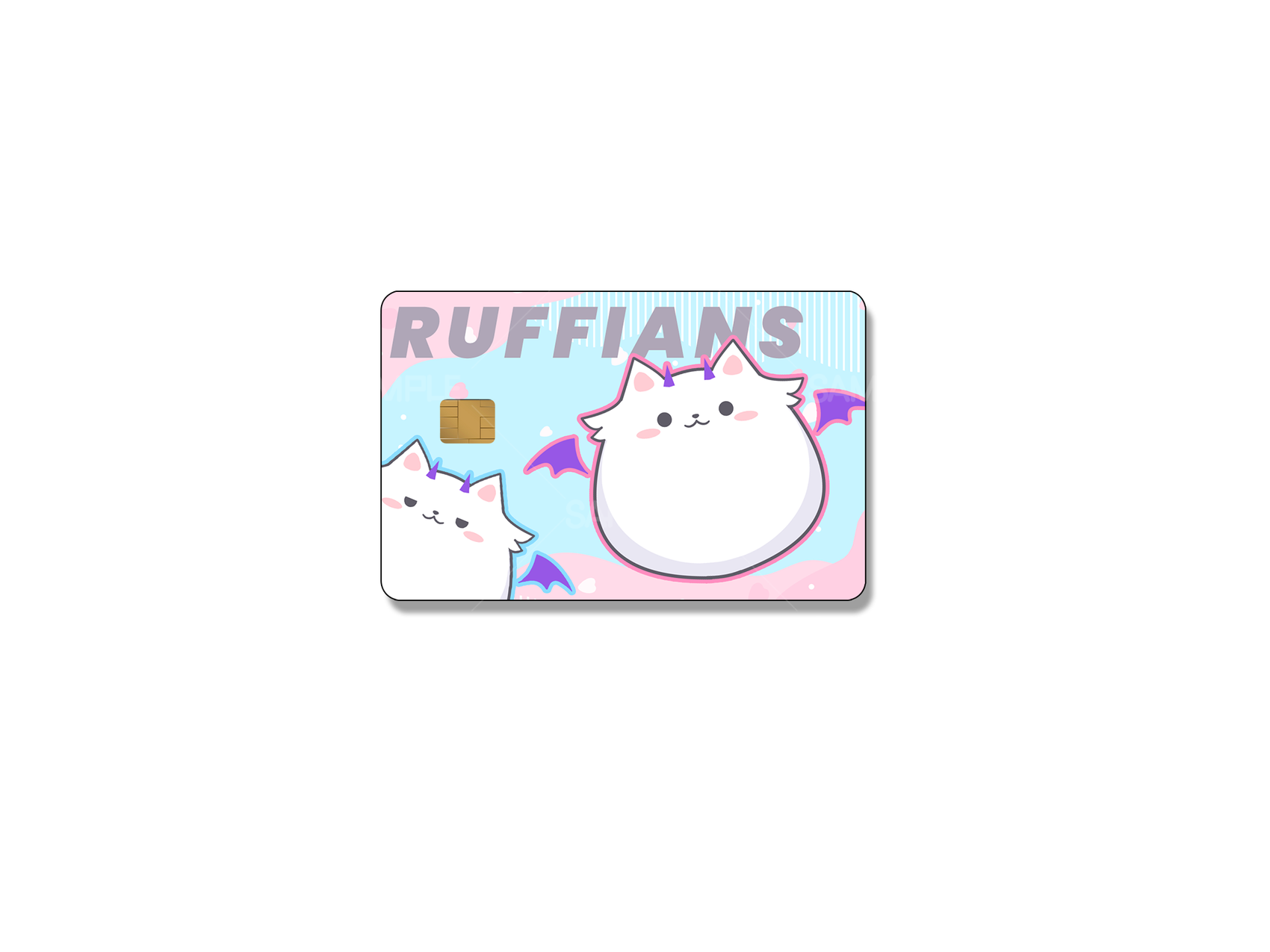 Fuwamoco Ruffians VTuber Credit Card Skin