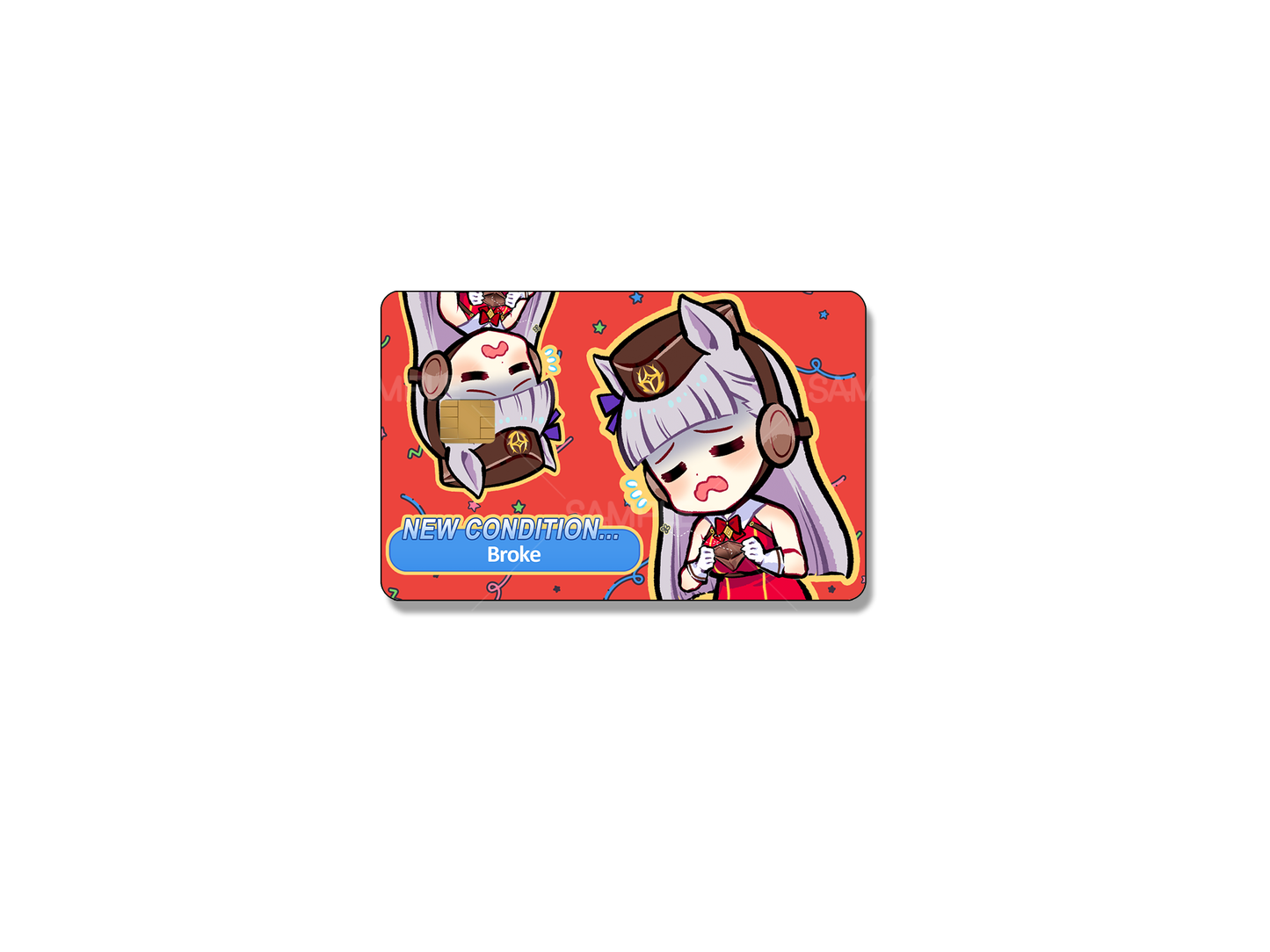 Uma Musume Gold Ship BROKE Credit Card Skin