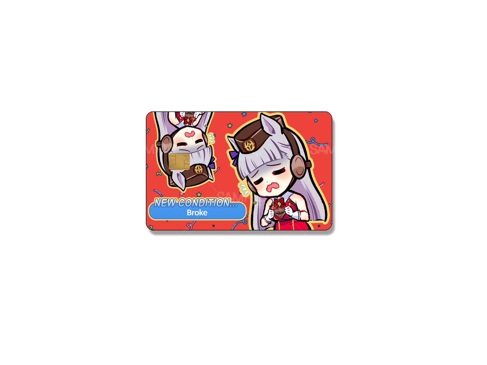 Uma Musume Gold Ship BROKE Credit Card Skin